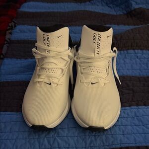 Nike Infinity Golf Shoes in White and Black